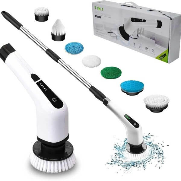 Rechargeable Cordless Electric Spin Scrubber Kit
NGA-GNA-45